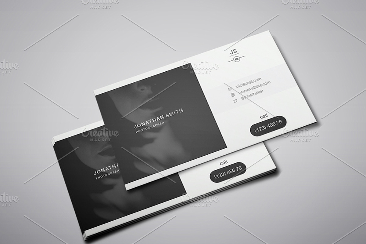 Professional Photographer Card, a Business Card Template by Awns Creators (Photo 3 of 6)