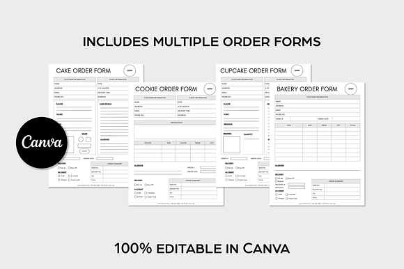 Canva Bakery Business Bundle preview 7