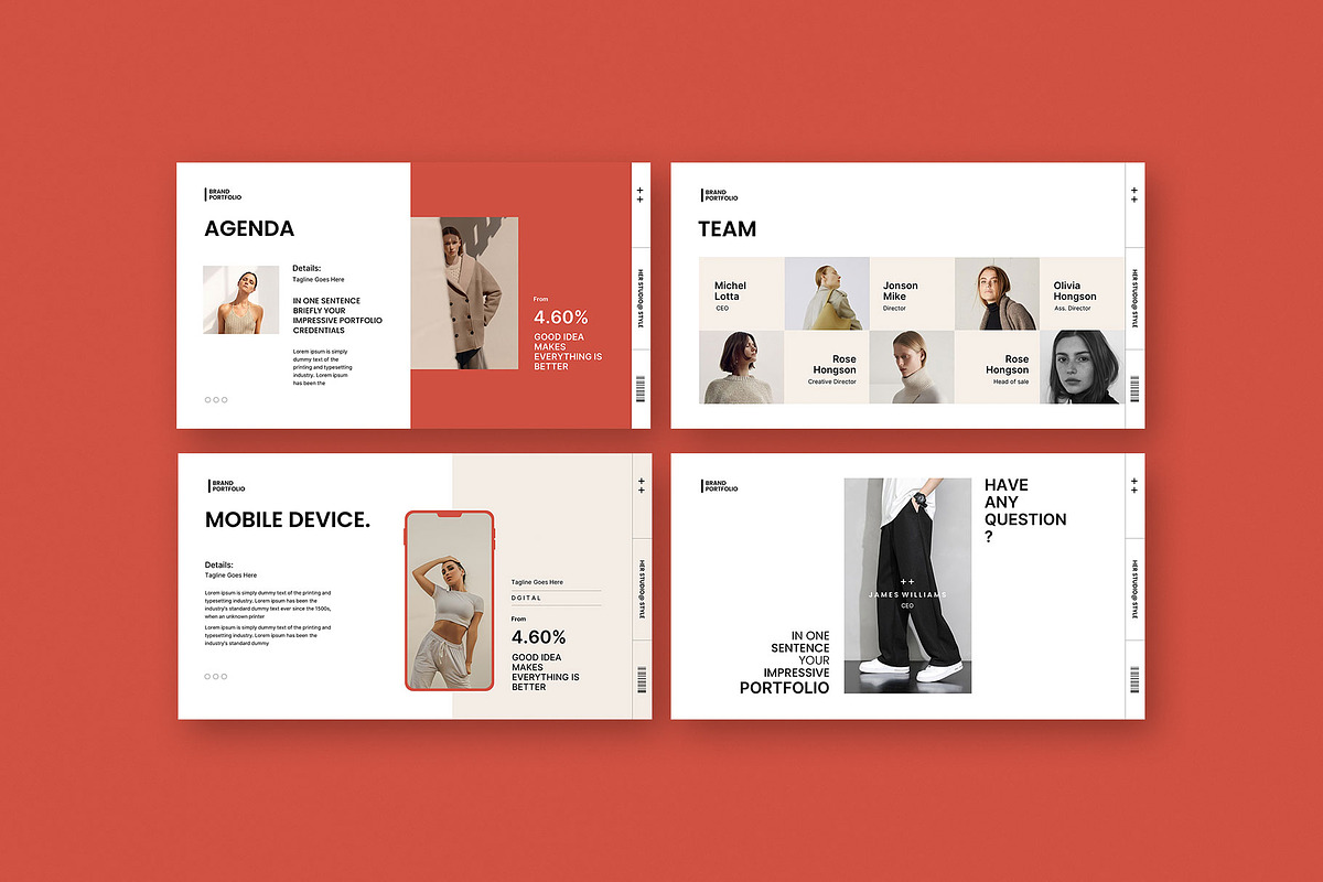 Minimal Portfolio Presentation, a Presentation Template by KreateTribe (Photo 6 of 6)