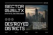 Nofraz || Futuristic Sans Serif Font, a Sans Serif Font by Ermedia Studio (Thumbnail 10 of 10)