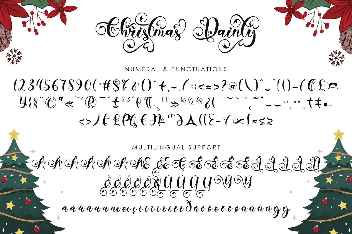Christmas Dainty, a Handwritten Font by Yoga Letter (Photo 9 of 9)