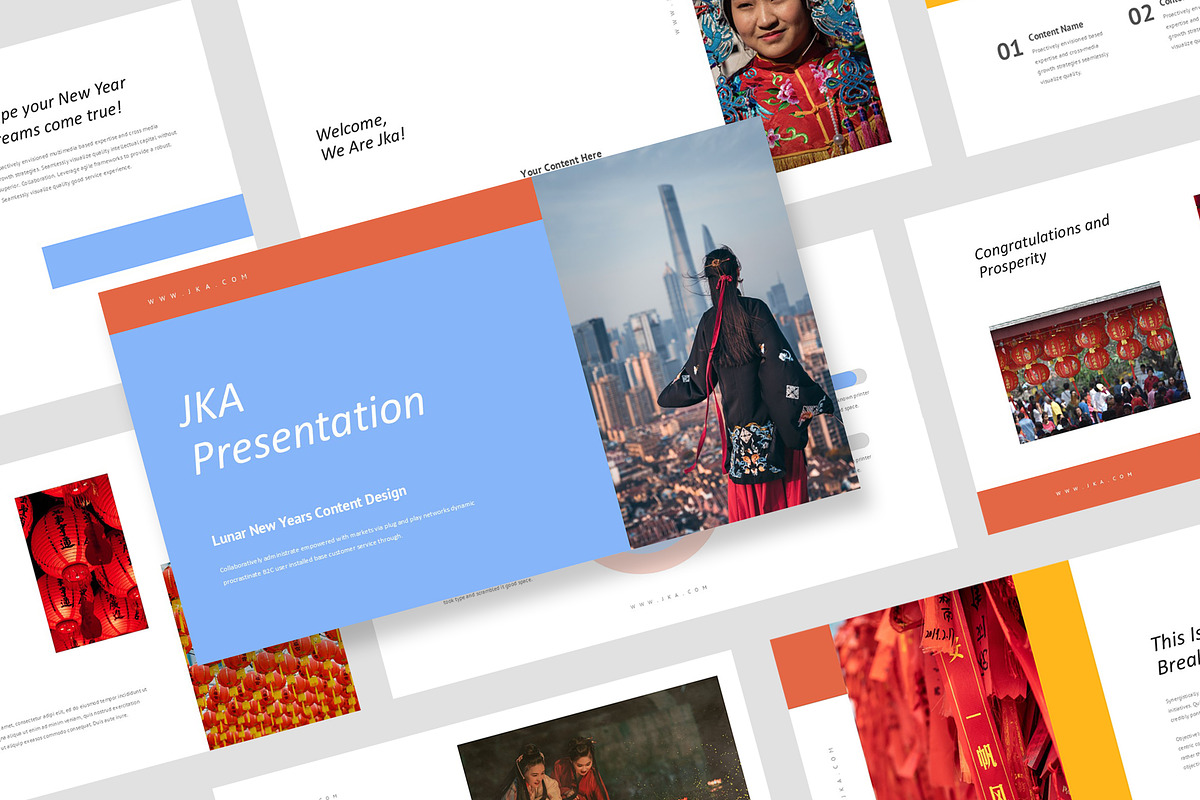 Jka : Chinese Festival Powerpoint, a Presentation Template by Punkl Camp (Photo 1 of 14)
