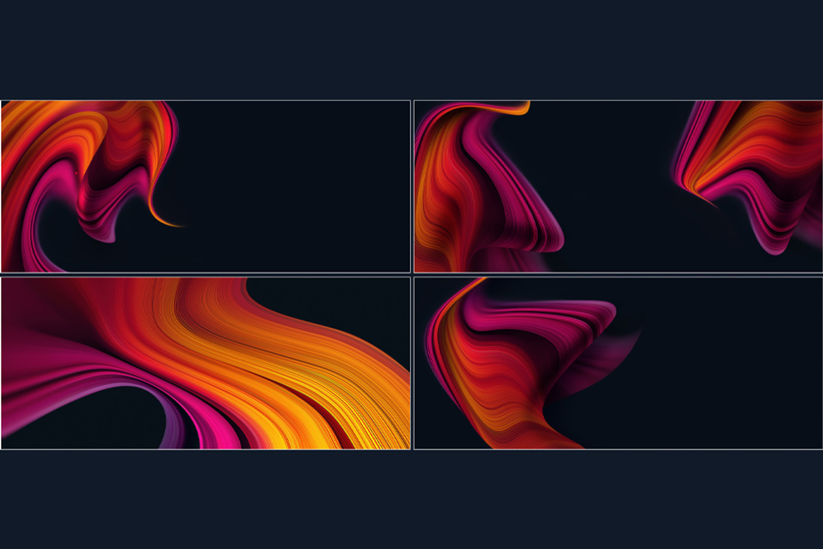 3D Liquid Wave 5K Backgrounds Pack, a Background Graphic by BazziBa♥ (Photo 2 of 4)