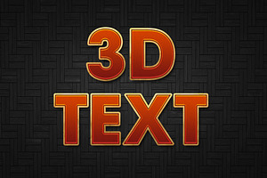 3D Retro effect