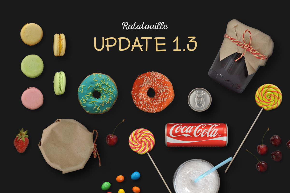 Ratatouille Delicious Scene Creator, a Books & Magazine Mockup by Creative Veila (Photo 5 of 5)