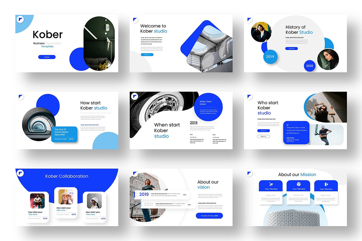 Kober – Business Keynote Template, a Presentation Template by Dens Creative Studio (Photo 2 of 6)