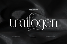 Trailogen | Display Serif Font