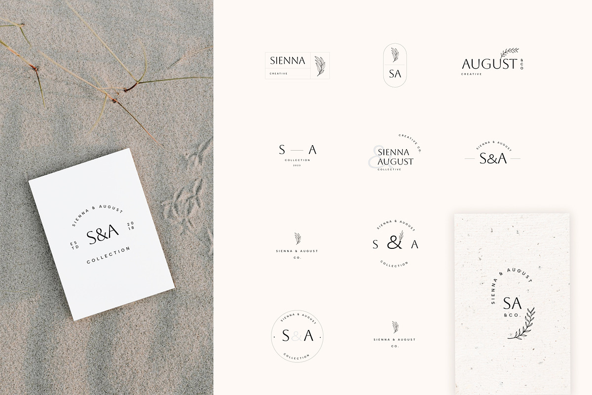 Minimalist Logo Pack for Designers, a Branding & Logo Template by Squarebase Templates (Photo 3 of 7)