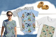 Underwater world watercolor collecti, an Animal Illustration by IrynaPanashii (Thumbnail 14 of 16)