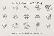 Coquette Picnic Sketch Bundle, an Object Illustration by Artalia (Thumbnail 2 of 5)