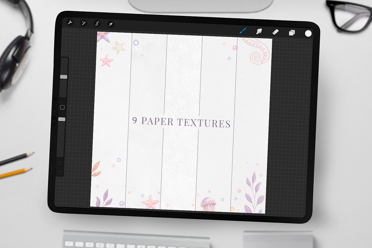 Sparkly Watercolor Procreate Brushes, a Brush Add-On by Disyukov (Photo 5 of 6)