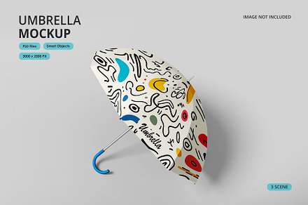 Umbrella Mockup, a Product Mockup by Double Click Zone