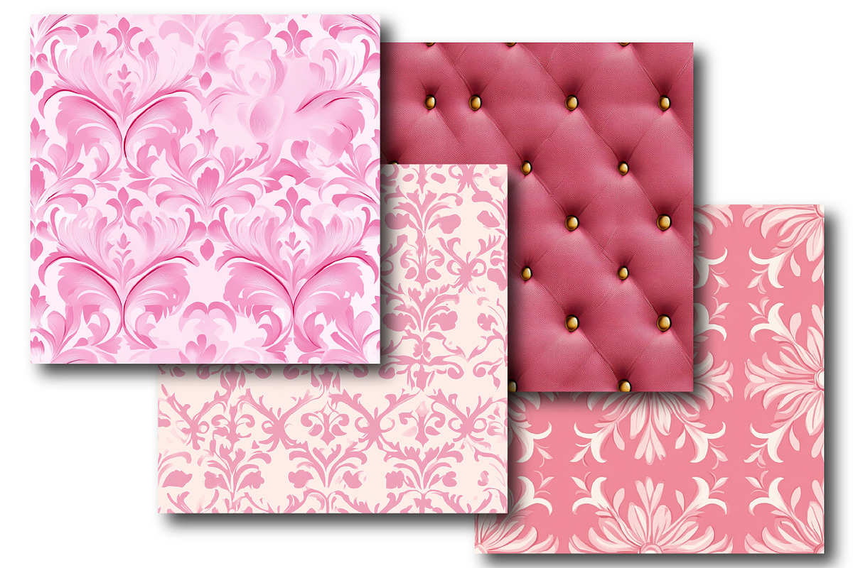 Luxury Pink Digital Paper, an Illustration by DreamPrint404 (Photo 4 of 5)