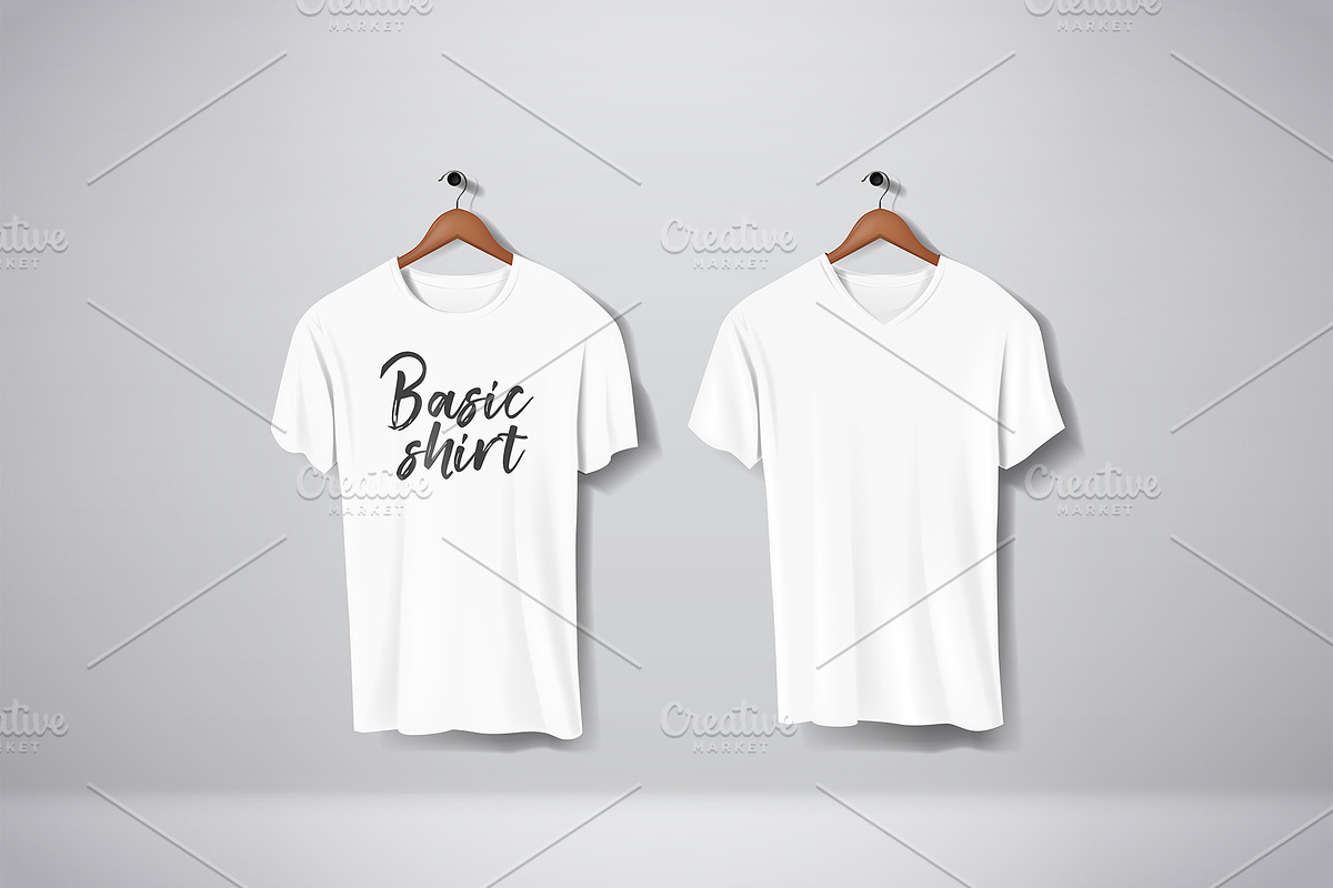 Realistic Basic T-Shirt Templates, a Shirt Mockup by George Rod (Photo 5 of 5)