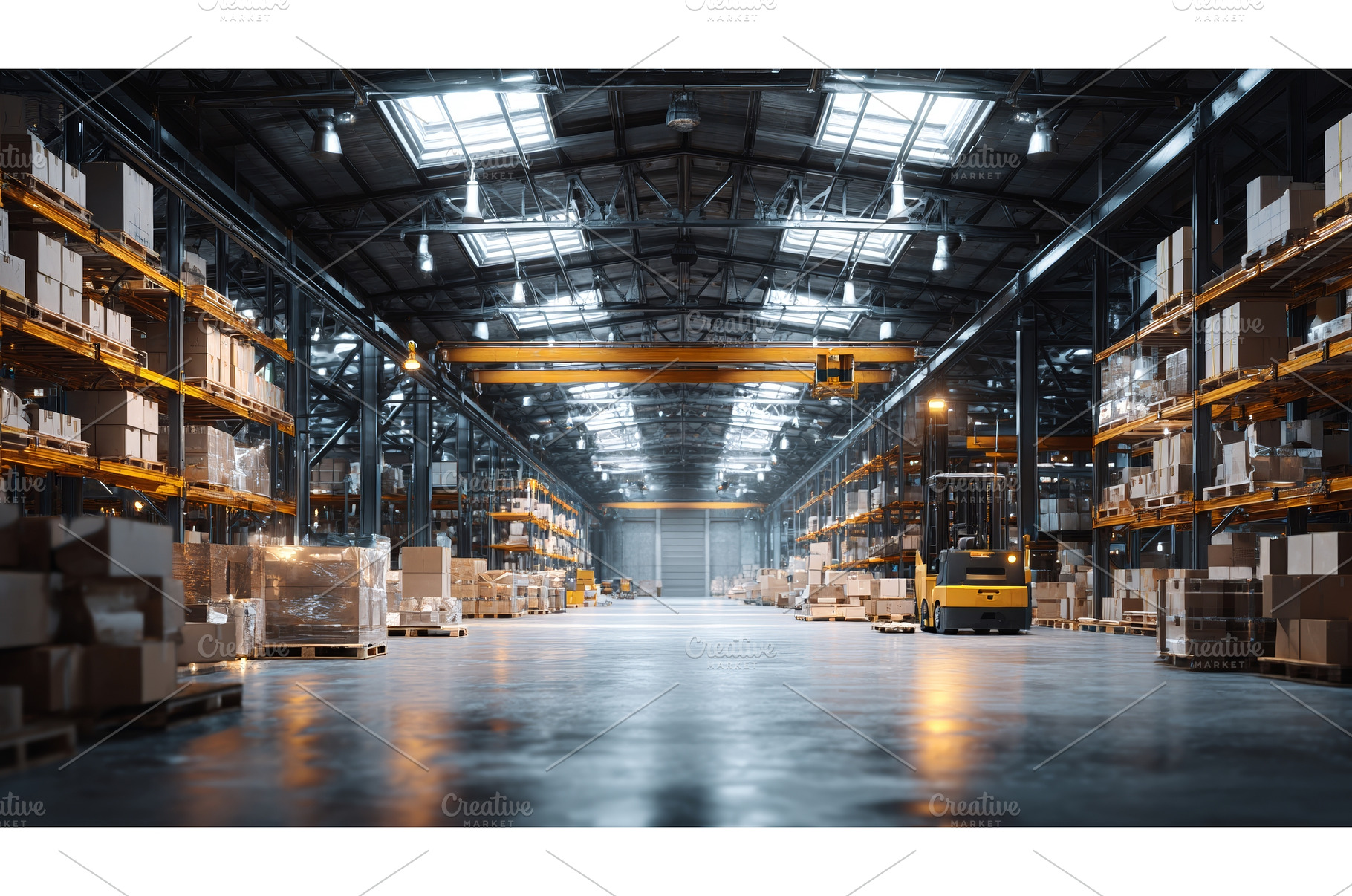 In einer modernen Logistikhalle, a Business Photo by ZinetroN