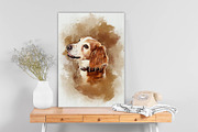 Dog Watercolor Painting Bundle, an Action Add-On by Photoshop Action (Thumbnail 11 of 14)