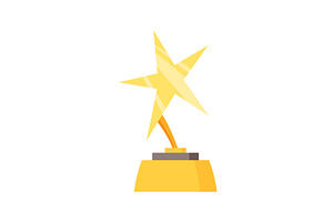 Awards cup icon. Trophy symbol, an Object Illustration by Things for designers