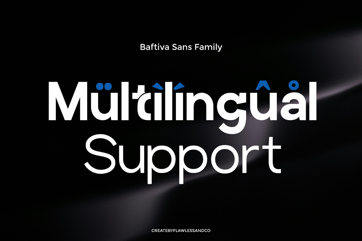 Baftiva - Sans Serif Family Font, a Sans Serif Font by Flawless And Co (Photo 10 of 10)