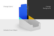 Counter Display Box Mockup Set, an Advertising Mockup by Country4k (Thumbnail 2 of 4)