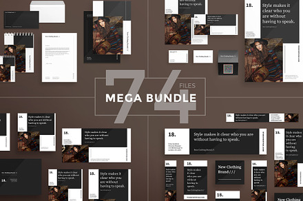 Mega Bundle | Women Fashion, a Poster Template by Amber Graphics
