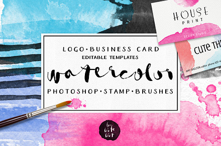 Watercolor Stamp Brushes