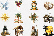 Christmas Nativity Sublimation, an Illustration by Black Bird Studio (Thumbnail 5 of 6)
