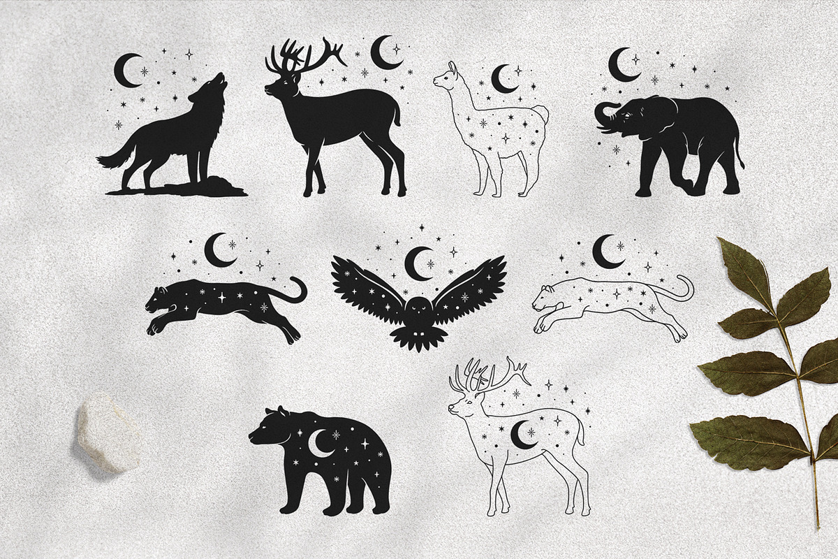 Celestial Animals, an Animal Illustration by PatrushevaYana (Photo 4 of 10)