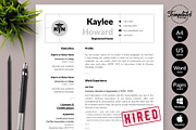 Nurse Resume Design / CV - Kaylee, a Resume Template by Templates Design Co. (Thumbnail 1 of 17)