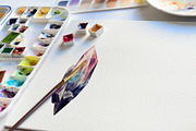 Stunning Watercolor Crystal Vector S, a Pattern Graphic by Deckar_art (Thumbnail 3 of 3)