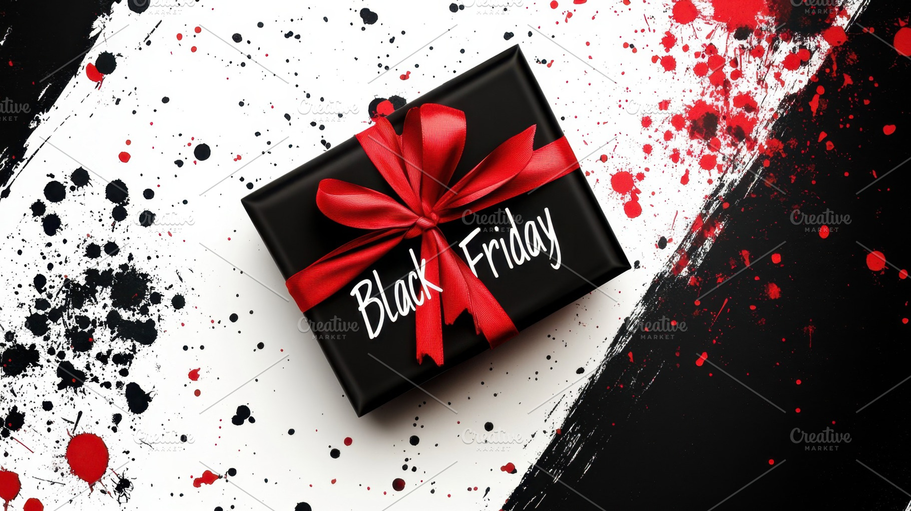 Fun Black Friday gift box, a Photo by Beautiful things