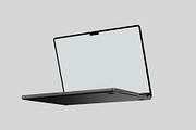 FLYING Macbook Laptop Mockups, a Device Mockup by Croma Studio (Thumbnail 5 of 6)