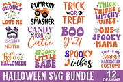 Halloween SVG Bundle, an Object Graphic by FunnySVGCrafts (Thumbnail 1 of 14)