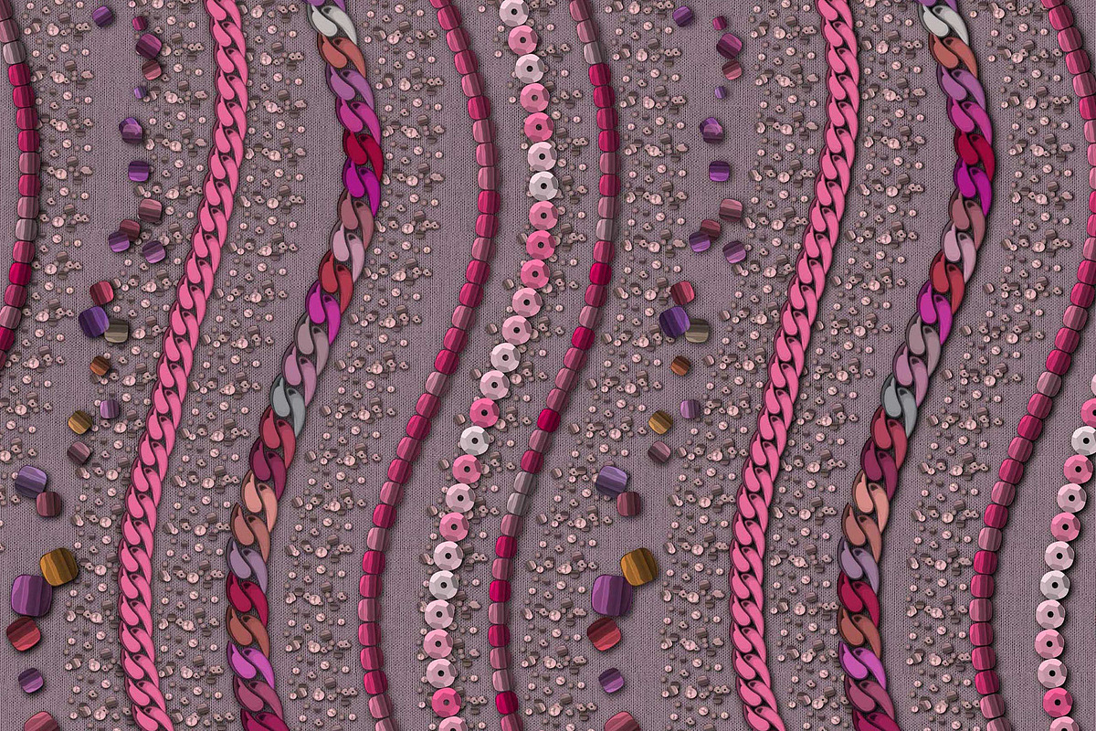 Beads & Sequins for Procreate, a Brush Add-On by Hanna Inaiáh (Photo 6 of 6)