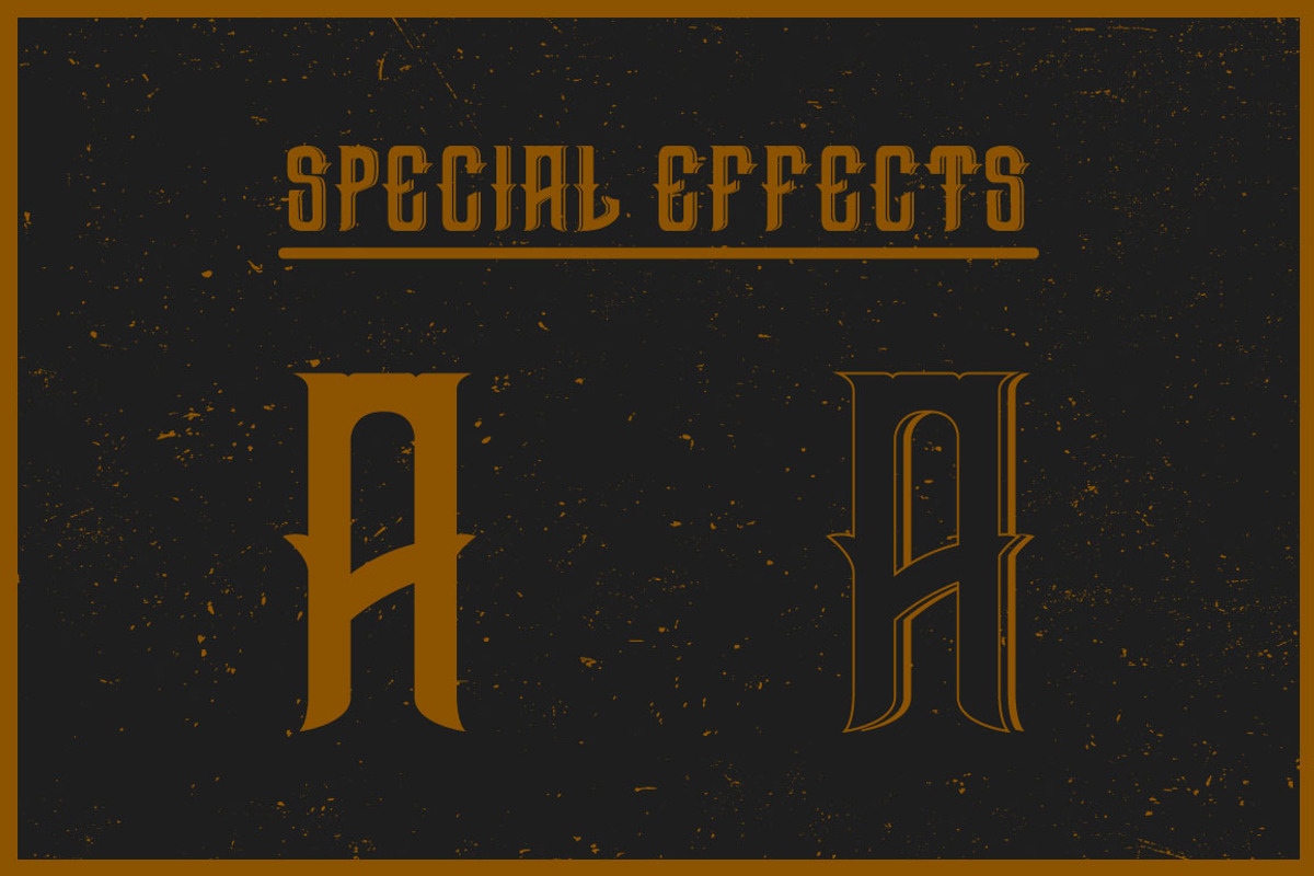 Gin label font preview 4