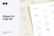 Megan Co Logo Kit, a Branding & Logo Template by Design District (Thumbnail 1 of 12)