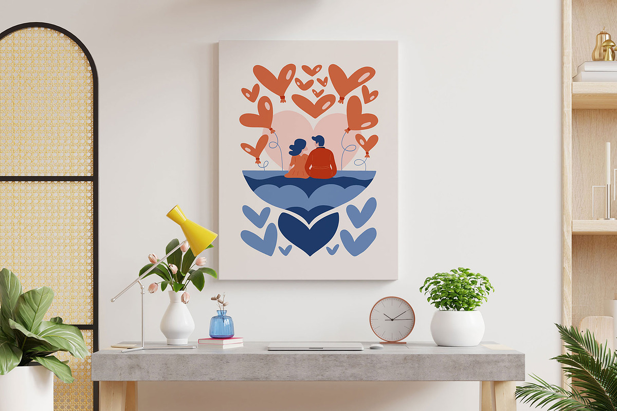 Romantic Art | Wall Art Creator, an Object Graphic by Leleka.Store (Photo 9 of 20)
