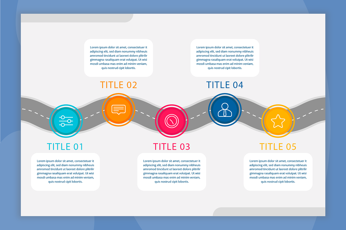 Roadmap Infographic Template, a Templates & Theme by Bartama Graphic (Photo 3 of 4)