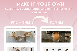 Pink Feminine Soap Shopify Theme