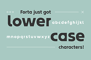 Forta 2.0 Modern unique typeface, a Sans Serif Font by creativehands (Thumbnail 5 of 10)