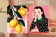 85 Eclectic Art Prints, a Background Graphic by Ann Creative (Thumbnail 8 of 12)