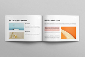 Project Pitch Deck Layout Landscape