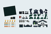Dungeon - Game Tileset, a Graphic by LudicArts (Thumbnail 2 of 6)