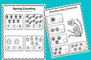 Kindergarten Spring Workbook, an Education Illustration by Sourcedigi (Thumbnail 3 of 3)