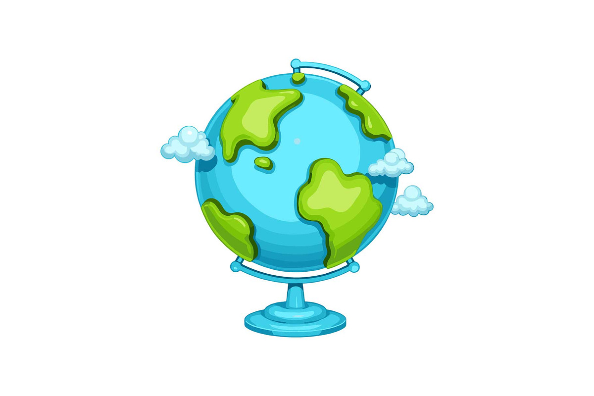 Globe & Art Tools Clipart Set, an Object Graphic by yasushie (Photo 15 of 16)