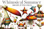 Whimsical Summer Clipart, an Illustration by Designworld (Thumbnail 1 of 8)