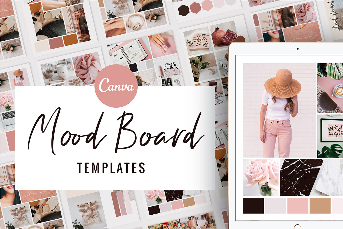 Mood Board Canva Templates, a Branding & Logo Template by Sugar Studios (Photo 1 of 4)