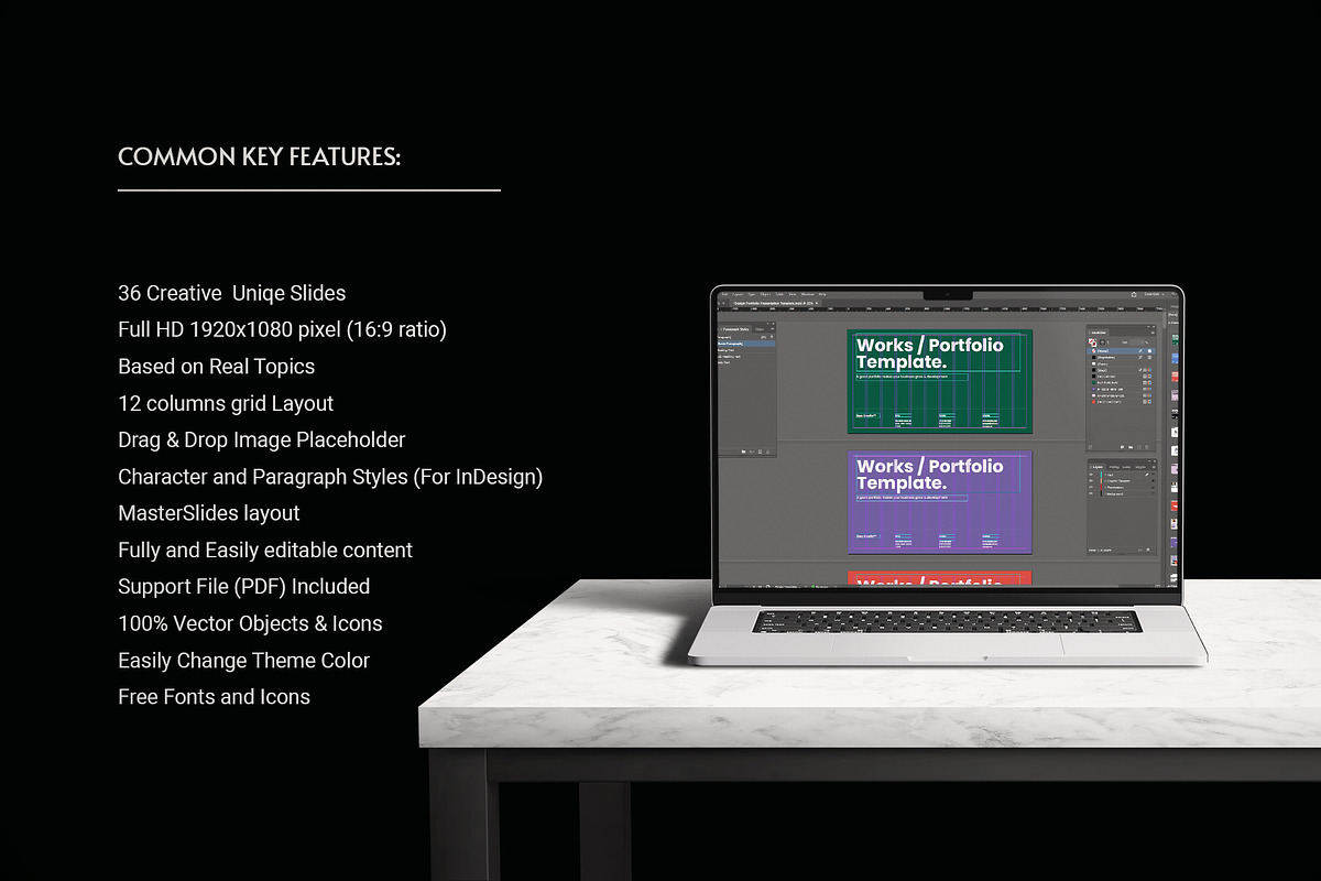 Design Portfolio Template, a Presentation Template by ArtisanaAura (Photo 3 of 10)