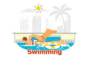 7 Swimming Pool Illustration, a Sport Illustration by denayunebgt (Thumbnail 3 of 4)