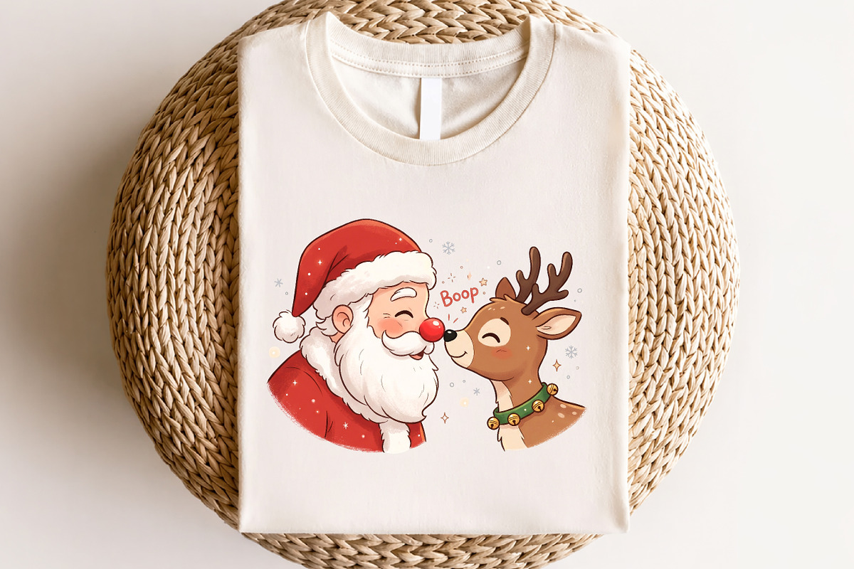 Funny Retro Christmas PNG, a Seasonal Illustration by CraftArtStudio (Photo 4 of 4)
