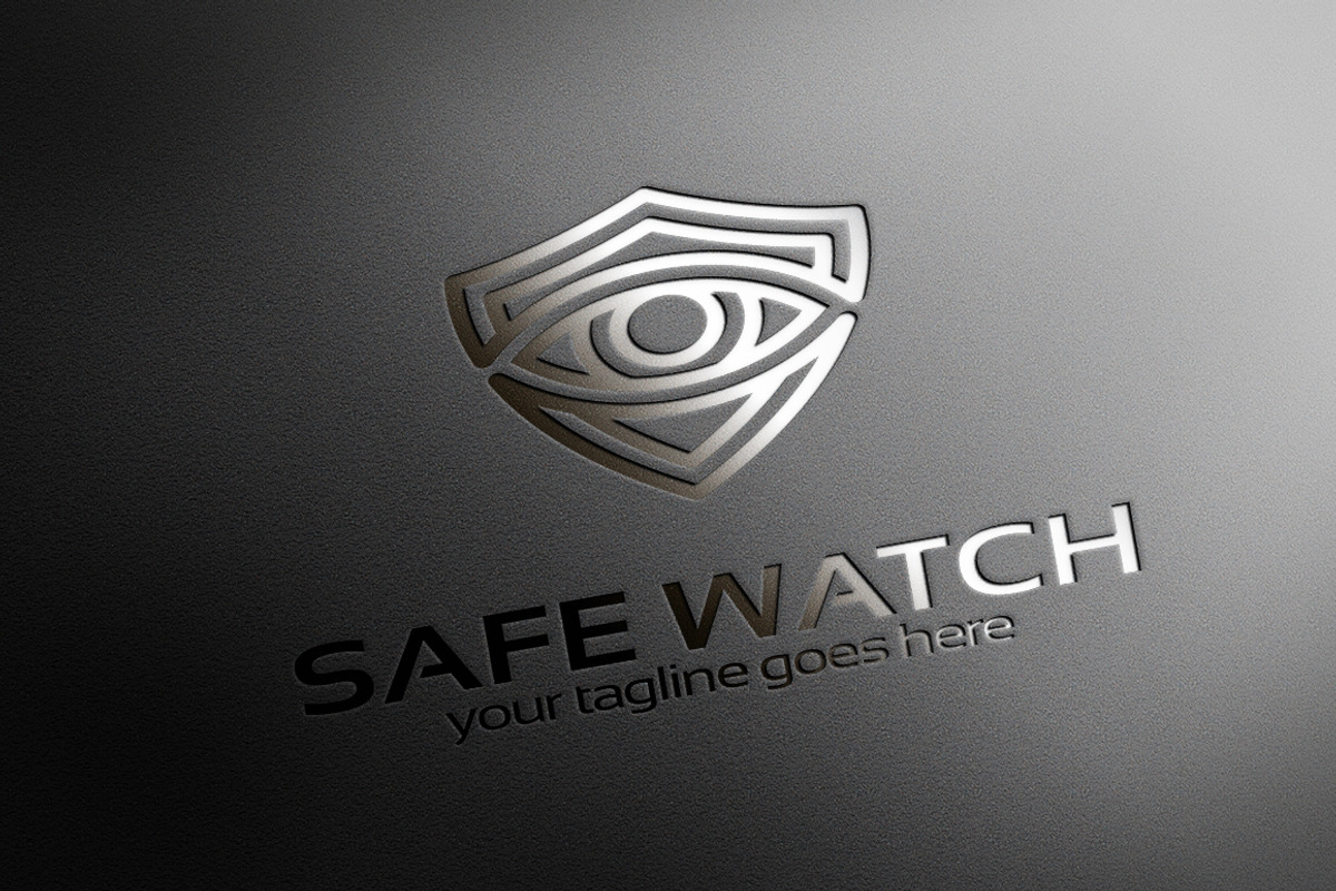 Safe Watcher Logo, a Branding & Logo Template by CAIRON CREATIVESTUDIO